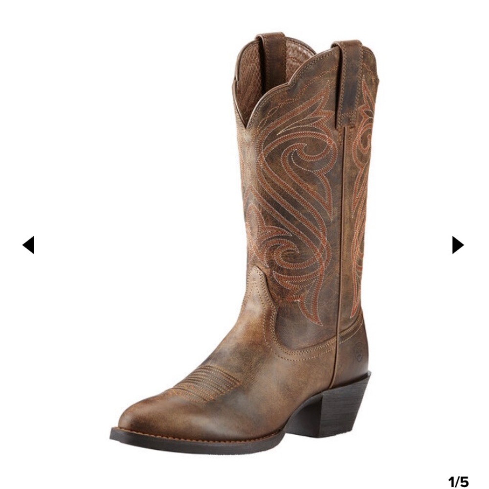 Ariat Women’s Round Up Cowgirl Boots - medium toe